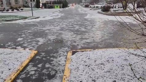 PHOTOS: Huge hail, flooding rocks Hartford amid severe thunderstorm warning