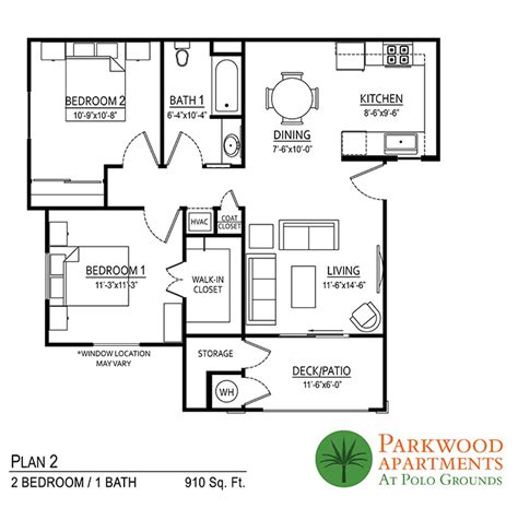 Parkwood Apartments Floor Plan - floorplans.click