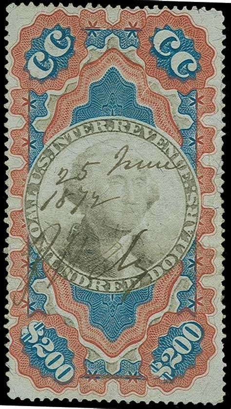 United States Revenues, Scott R132 | Revenue stamp, Rare stamps, Usa stamps