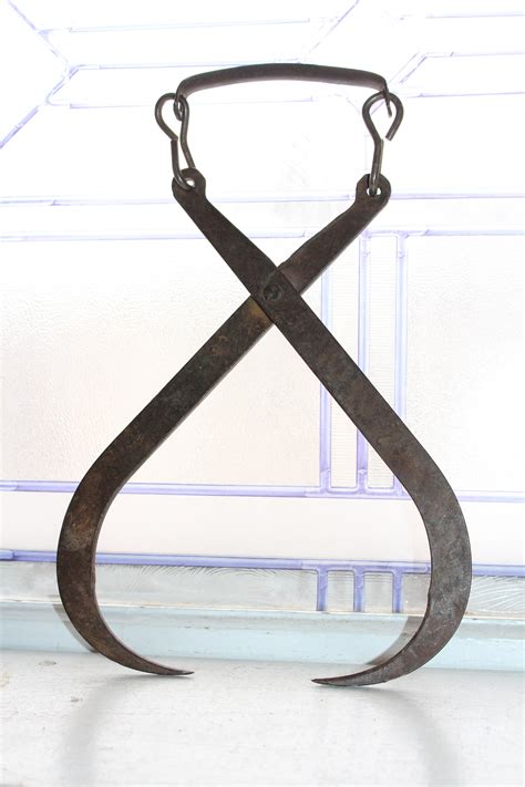 Antique Ice Tongs Rustic Farmhouse Decor