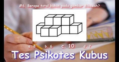 Soal Psikotes Gambar Kubus Dan Jawabannya