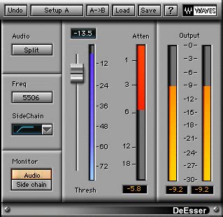 KVR: DeEsser by Waves - Deesser VST Plugin, Audio Units Plugin, VST 3 Plugin, RTAS Plugin and ...