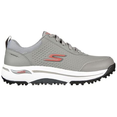 Skechers GO GOLF Arch Fit Set Up Golf Shoes Grey/Red - Carl's Golfland