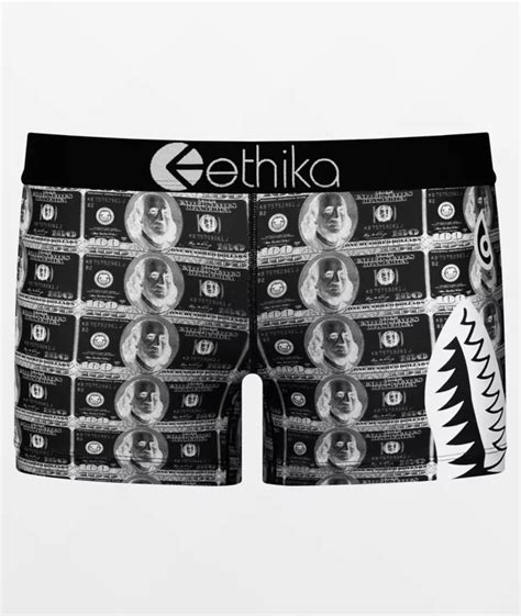 Ethika Bomber Money Plate Staple Boyshort Underwear