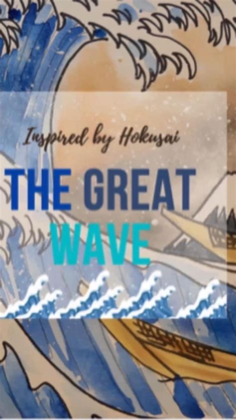 How to paint The Great Wave 🌊