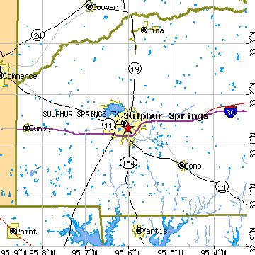 Sulphur Springs, Texas (TX) ~ population data, races, housing & economy