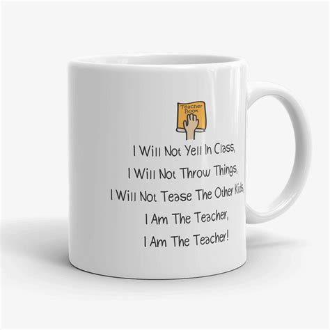 Funny Teacher Coffee Mug, Gift For Mother's Day, Teacher Gift, School Mug