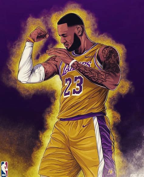 Lebron James Cartoon Wallpapers - Wallpaper Cave