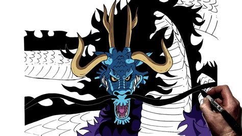 How To Draw Dragon Kaido | Step By Step | One Piece - YouTube