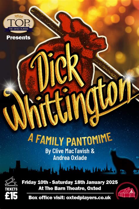 Dick Whittington at The Barn Theatre Oxted event tickets from TicketSource