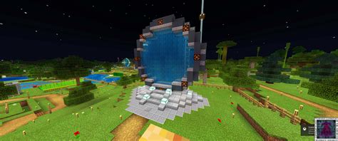 Minecraft Survival: Episode 40 – Build A Working Stargate | Transparent ...