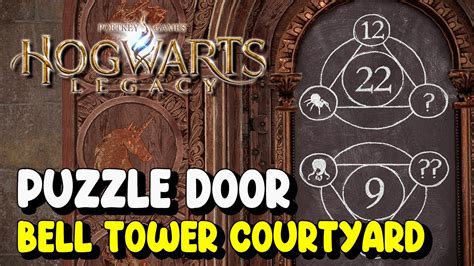 Hogwarts Legacy Bell Tower Courtyard PUZZLE DOOR Solution (The Bell Tower Wing) - YouTube