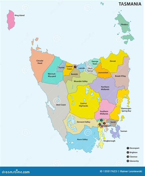 Administrative and Political Map of the 29 Local Government Areas of ...