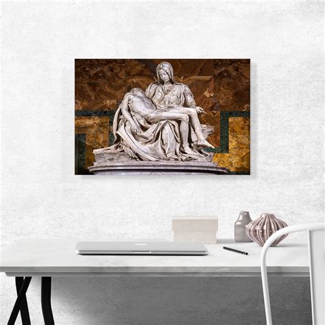 ARTCANVAS Pieta 1499 by Michelangelo Painting | Wayfair