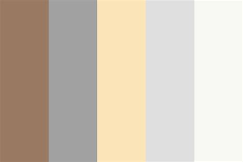 Gray and Brown Color Palette