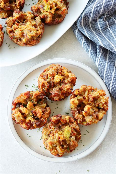 Leftover Stuffing Muffins - Crunchy Creamy Candy - the-greatest-barbecue-recipes