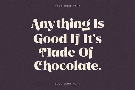 Bold Serif Font on Behance