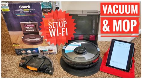 How To Setup Wi-Fi Shark Matrix Plus 2 in 1 Robot Vacuum & Mop Cleaner RV2610WA Shark Clean APP ...