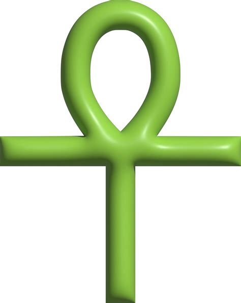 3d icon of ankh symbol 19022545 PNG
