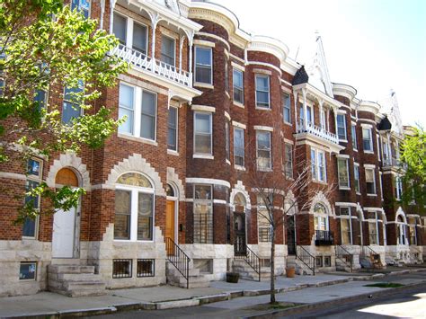 Row House - The History of Baltimore Rowhouses Baltimore City, Baltimore Maryland, Baltimore ...