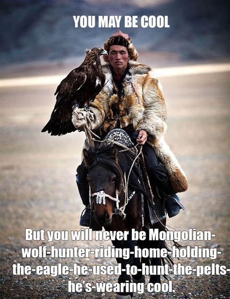 Be A Mongolian Wolf Hunter Rider While Holding Your Hunting Eagle On a ...