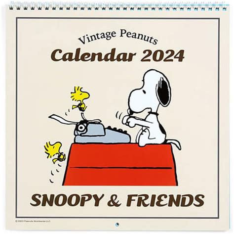 Snoopy 2024 Wall Calendar (L) | Goods / Accessories | Suruga-ya.com