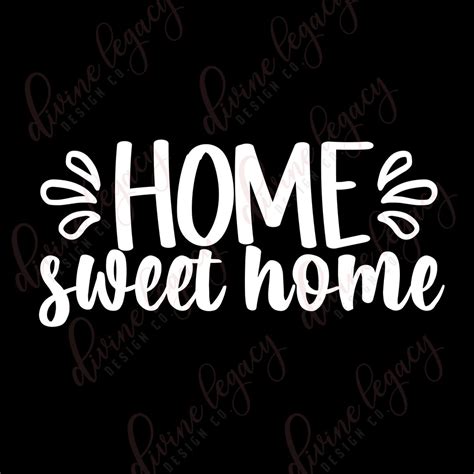 New Home SVG File for Cricut Silhouette Home Sweet Home Svg - Etsy