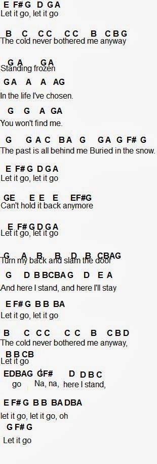 Flute Sheet Music: Let It Go