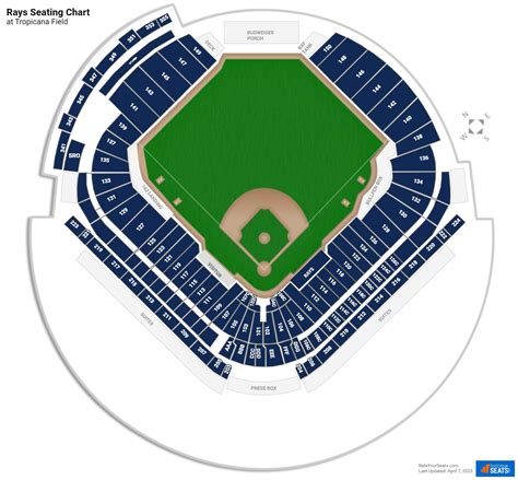 Tropicana Field Seating Charts - RateYourSeats.com