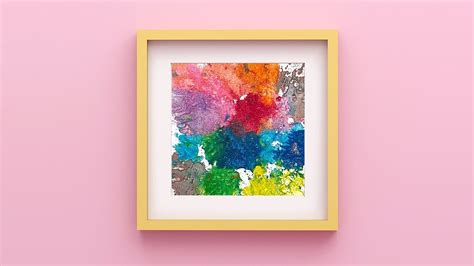 Make Melted Crayon Abstract Art - YouTube