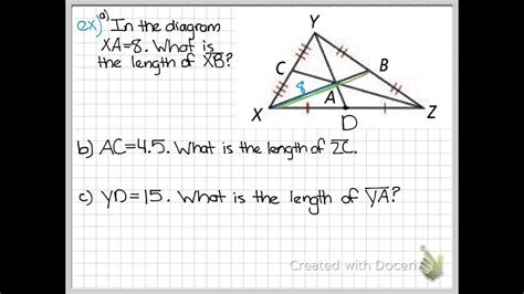 5-4 Medians and Altitudes - YouTube