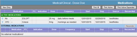 eMAR Step 3 - Patient Meds, STAT and Inventory Setup (Video) : BestNotes Support