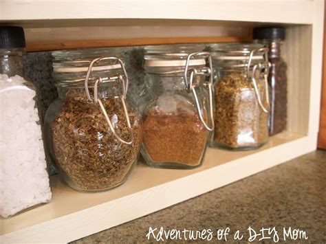 DIY Spice Rack - Adventures of a DIY Mom