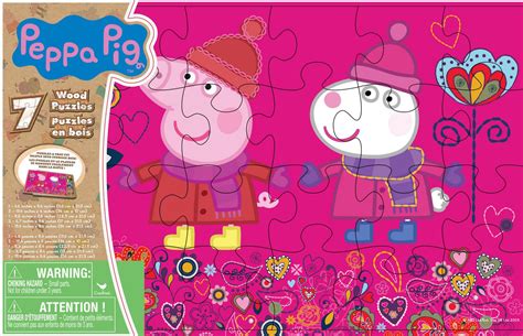 Peppa Pig 7-Pack Wood Jigsaw Puzzles | Walmart Canada