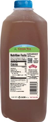 Turkey Hill® Diet Ginseng & Honey Green Tea, 1/2 gal - Kroger