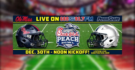 680 THE FAN – Game Day Reminders for Fans Attending the 2023 Chick-fil ...