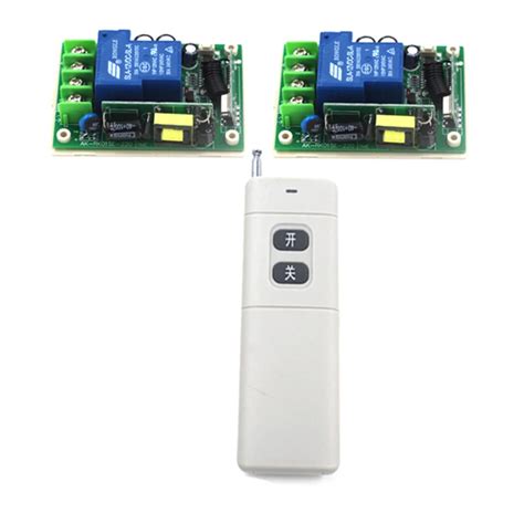 Luxury Remote Switch 85V~250V Wireless Remote Control Light Switch 30A ...