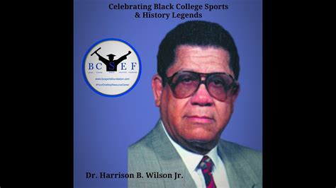 Celebrating Black College Sports History & Legends-Dr. Harrison B. Wilson Jr. - YouTube