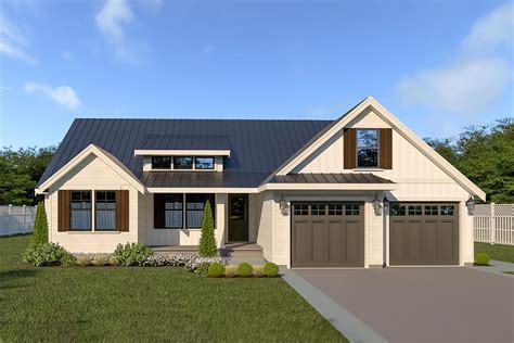 Ideal 3-Bed New American House Plan with Bonus Level - 280030JWD | Architectural Designs - House ...