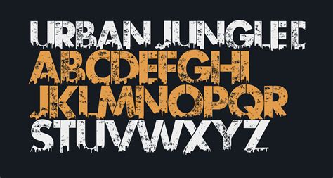 Urban Jungle DEMO free Font - What Font Is