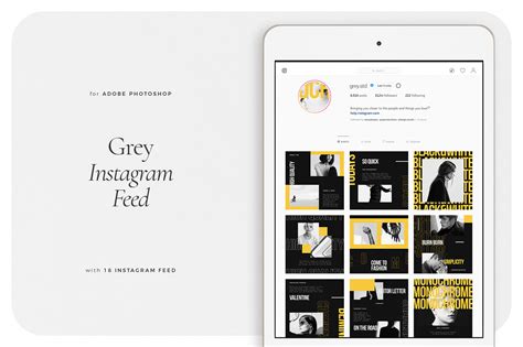 GREY Instagram Feed | Behance