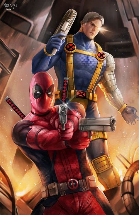 Deadpool and Cable by Nopeys.deviantart.com on @DeviantArt | Marvel characters art, Deadpool ...