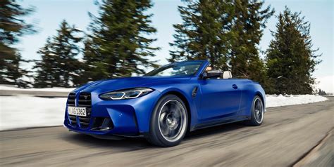 2022 BMW M4 Competition Convertible xDrive Is Fabric-Topped and Faster