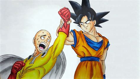 Goku Vs Saitama 4K Wallpaper