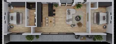 Minimal Living Concepts - Dwell - Two Bedroom