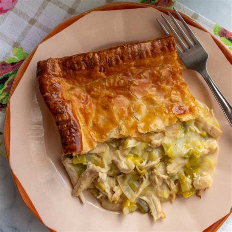 Easy Chicken and Leek Pie - Mission Food Adventure