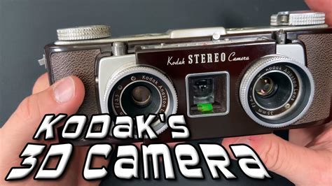 Kodak Stereo Camera - A Camera that takes 3D Pictures - YouTube