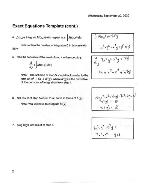 Differential Equation Formula Sheet at Gloria Frazier blog