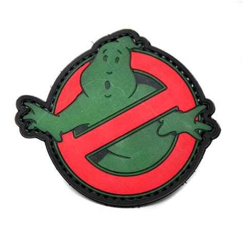 Ghostbuster Glow In The Dark PVC Morale Patch, Velcro Morale Patch by NEO Tactical Gear ...