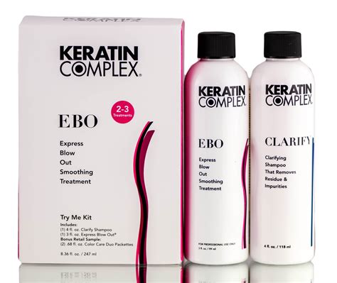 Keratin Complex EBO Express Blow Out Smoothing Treatment Try Me Kit ...